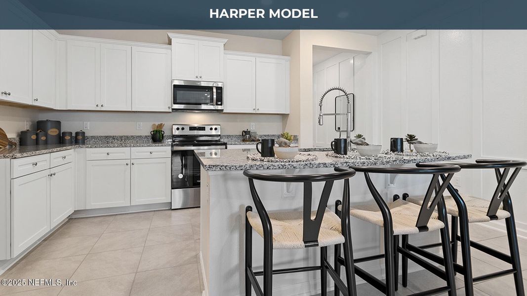 Furnished interior view inside a new home in Bridgewater, St. Augustine (Image 13).