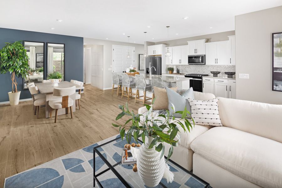 Representative furnished interior of a home built from the Shiloh by Beazer Homes in Acacia Foothills at Estrella: Acacia Foothills II, Goodyear (Image 16).