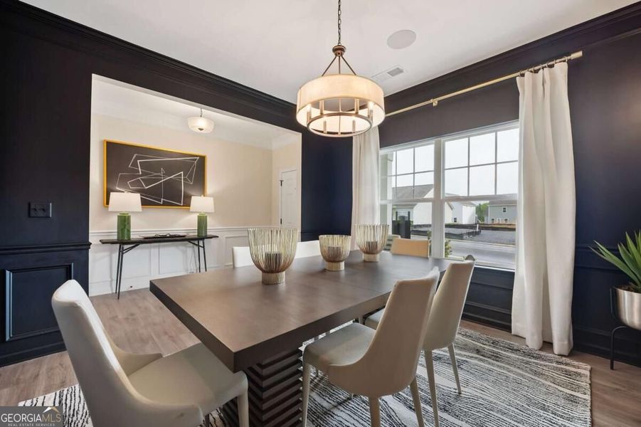 Furnished interior view inside a new home in Cobblestone Crossing Commons, Byron (Image 4).