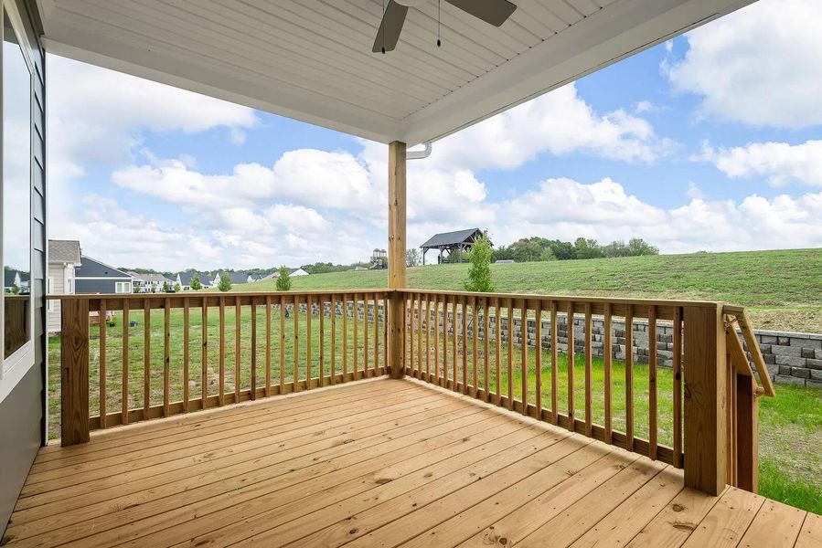 The Oakland B Outdoor Living Area The Oakland B Outdoor Living Area