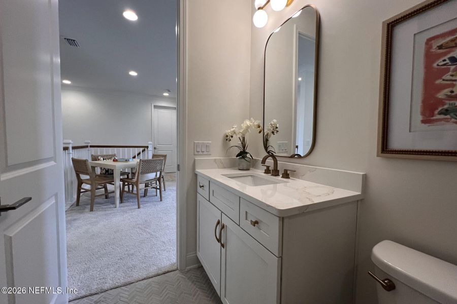 Furnished interior view inside a new home in Reflections at Nocatee, Ponte Vedra (Image 14). Furnished interior view inside a new home in Reflections at Nocatee, Ponte Vedra (Image 14).