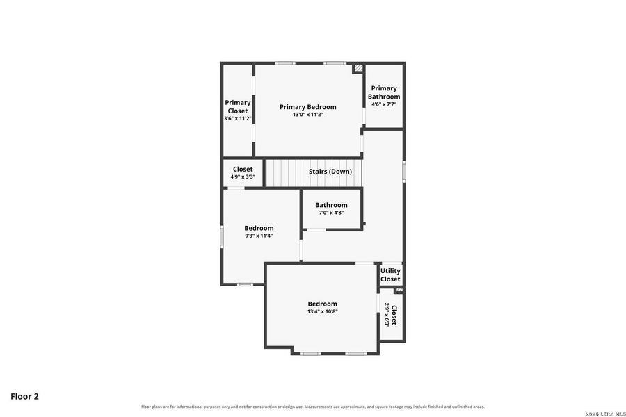 2D floor plan layout of this home in , San Antonio, TX (Image 6).