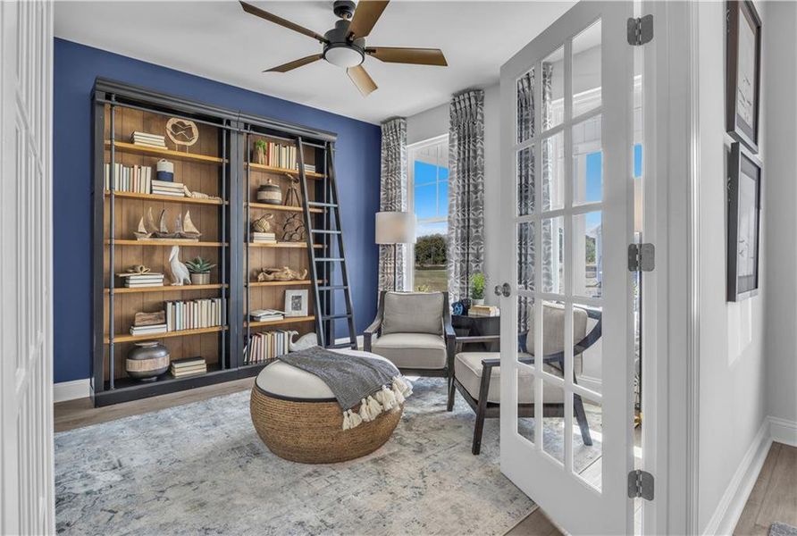 Furnished interior view inside a new home in Riverside Ridge, Lawrenceville (Image 26).