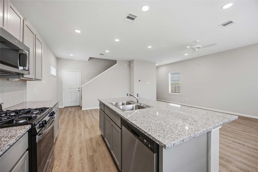 Furnished interior view inside a new home in , Houston (Image 8). Furnished interior view inside a new home in , Houston (Image 8).