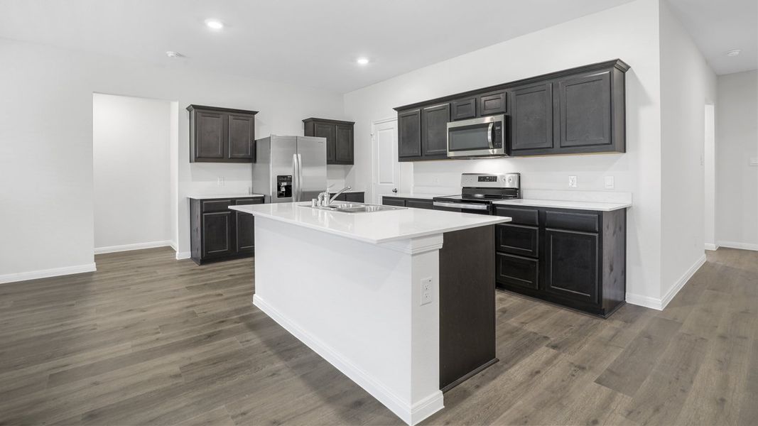 Representative furnished interior of a home built from the Garland by D.R. Horton in Waverly Estates, Josephine (Image 5).
