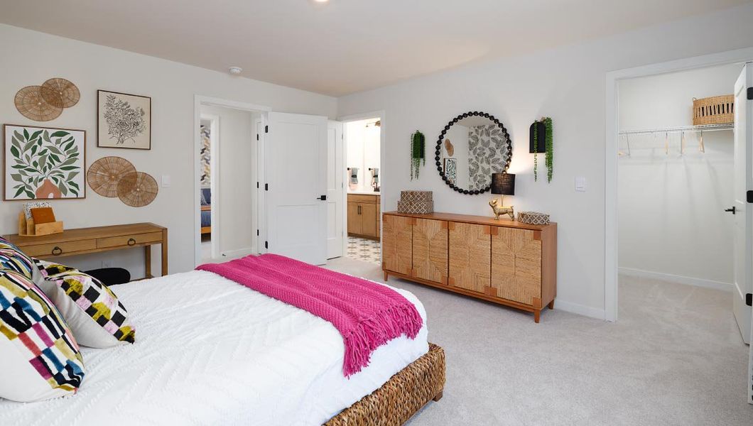 Furnished interior view inside a new home in Westport, York (Image 34).