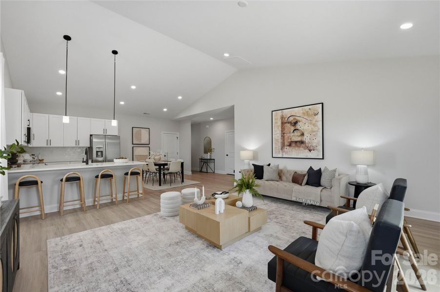 Furnished interior view inside a new home in , Shelby (Image 14).