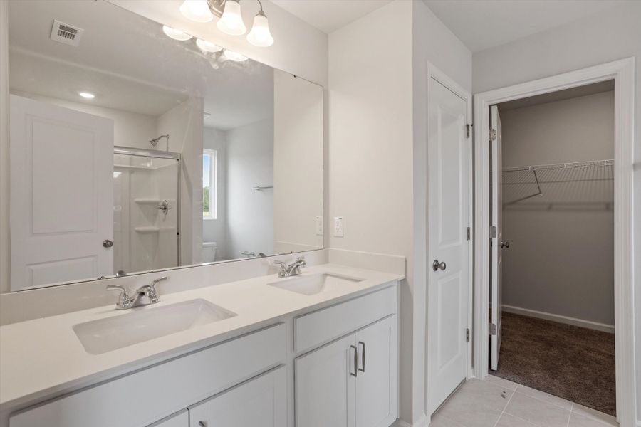 Furnished interior view inside a new home in Cambridge Reserve, Angier (Image 13).