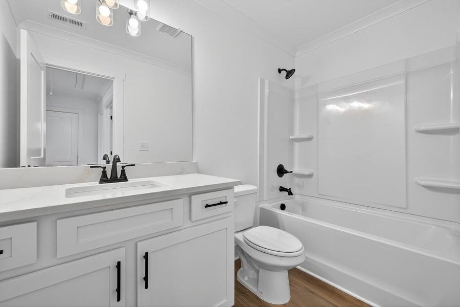 Furnished interior view inside a new home in Magnolia Ridge, Monroe (Image 2).