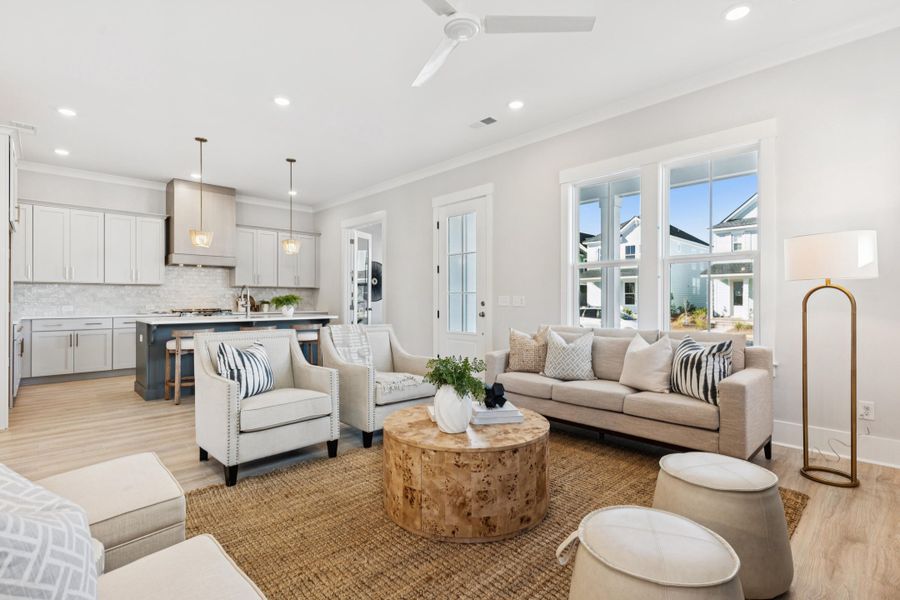 Furnished interior view inside a new home in , Summerville (Image 16).