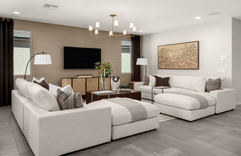 Representative furnished interior of a home built from the Tifton Walk by Del Webb in Sun City Anthem at Merrill Ranch, Florence (Image 11).