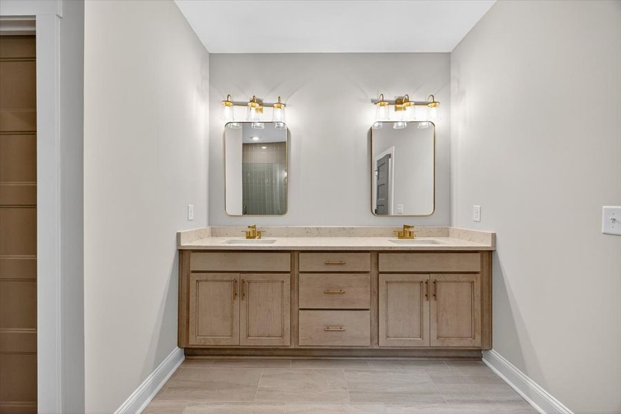 Furnished interior view inside a new home in White Oaks, The Rock (Image 12).