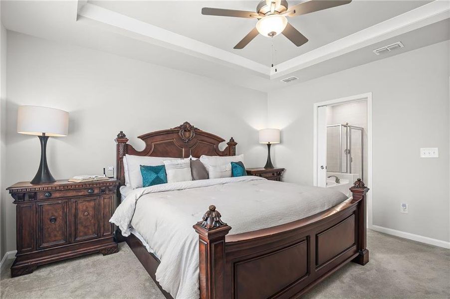 Furnished interior view inside a new home in Sun City Peachtree, Griffin (Image 16).