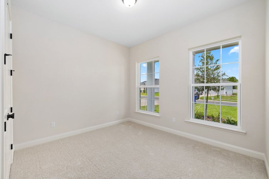 Representative unfurnished interior of a home built from the Aurora by Riverside Homes in Hidden Creek at SilverLeaf, St. Augustine (Image 21).