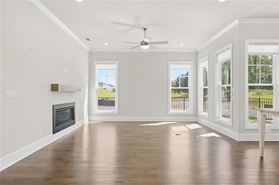 Spacious, unfurnished interior of a new home in Waterside Single Family, Peachtree Corners (Image 25).
