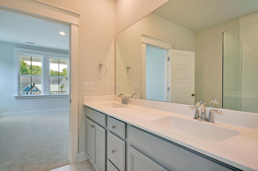 Furnished interior view inside a new home in Heron's Walk at Summers Corner: Row Collection, Summerville (Image 7). Furnished interior view inside a new home in Heron's Walk at Summers Corner: Row Collection, Summerville (Image 7).