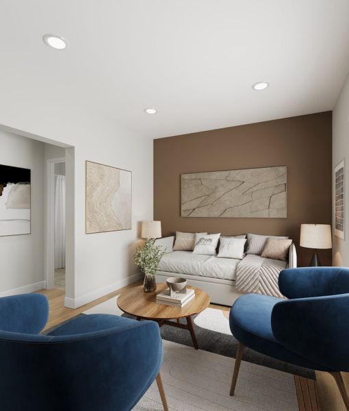 Representative furnished interior of a home built from the The Bluff by Taylor Morrison in Trailstone, Arvada (Image 7). Representative furnished interior of a home built from the The Bluff by Taylor Morrison in Trailstone, Arvada (Image 7).