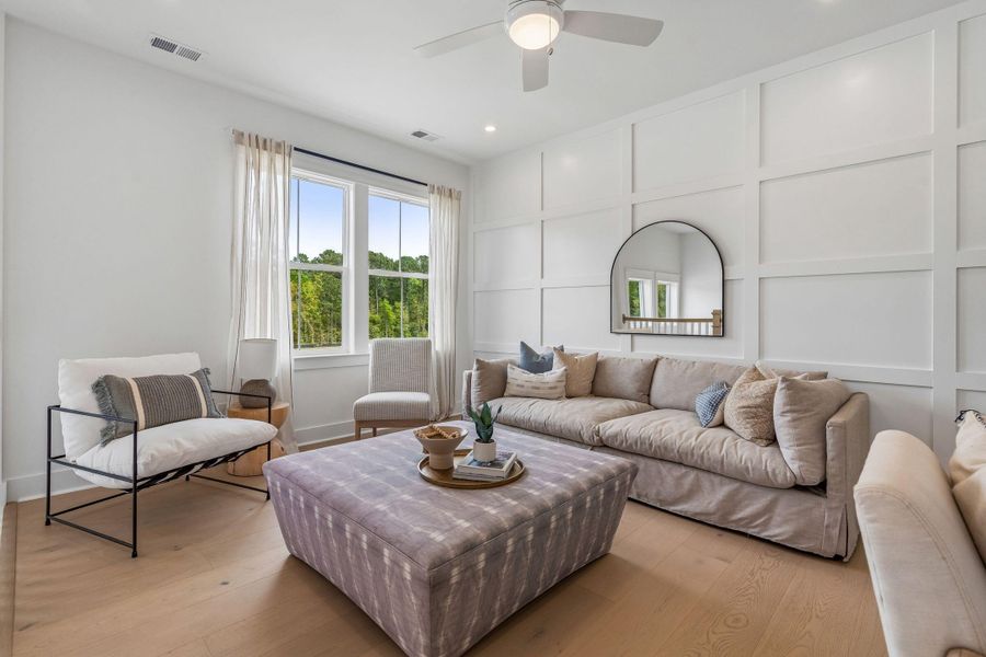 Furnished interior view inside a new home in Miller's Crossing, Johns Island (Image 65).
