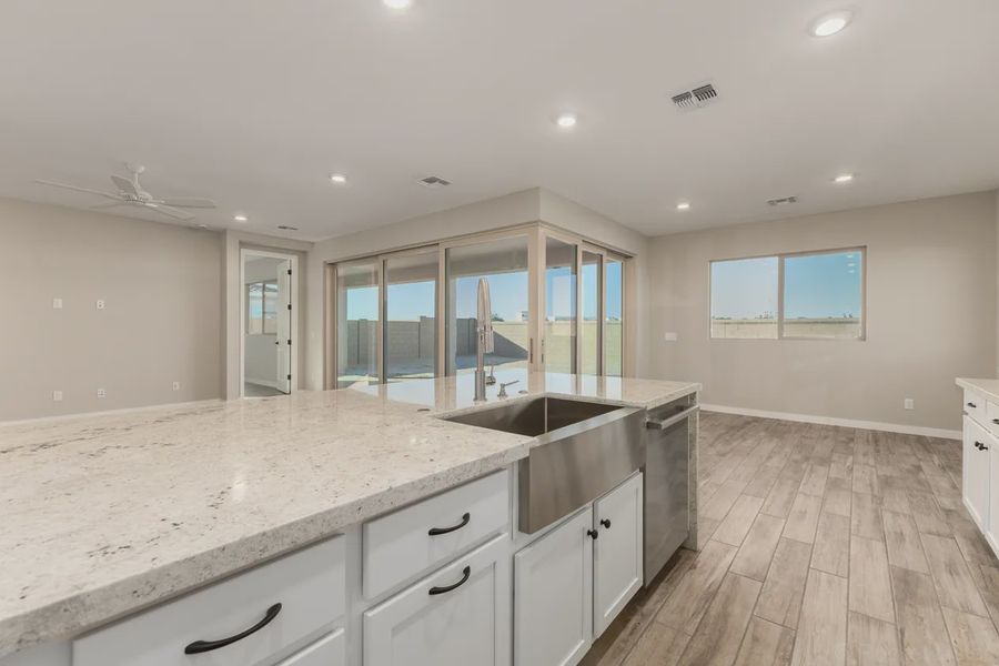 Furnished interior view inside a new home in Forté at Granite Vista, Waddell (Image 6).