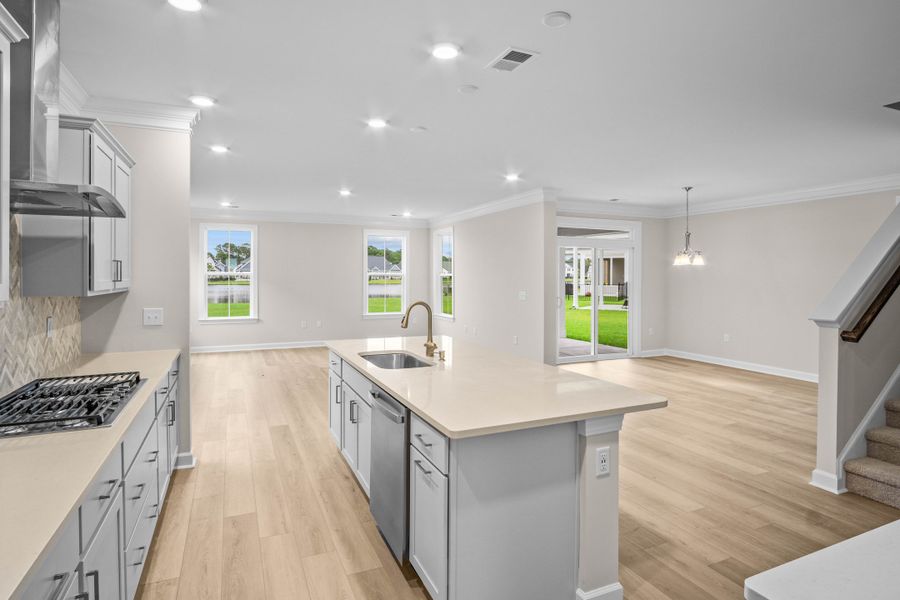 Furnished interior view inside a new home in Waterbridge, Myrtle Beach (Image 6).