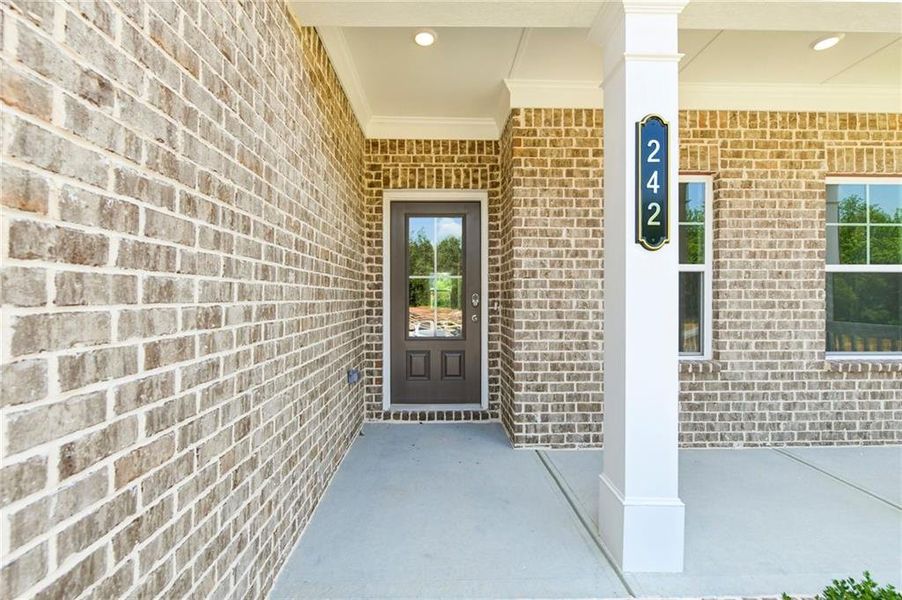 Exterior details and patio area of a home in Fowler Farms, Auburn (Image 21).