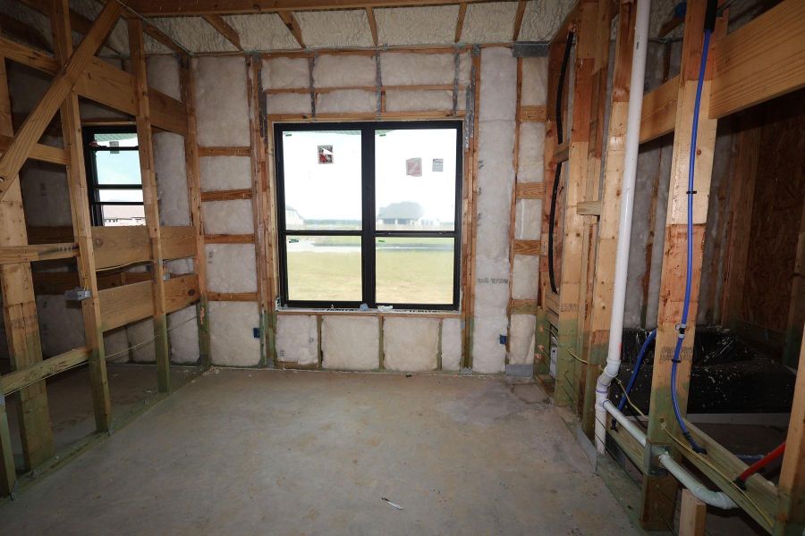 In-progress construction of a new home in Riceland - Summit Collection, Mont Belvieu, TX (Image 7). In-progress construction of a new home in Riceland - Summit Collection, Mont Belvieu, TX (Image 7).