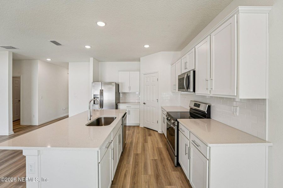 Furnished interior view inside a new home in Panther Creek, Jacksonville (Image 6).