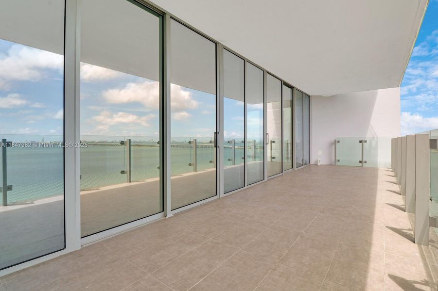 double width balcony