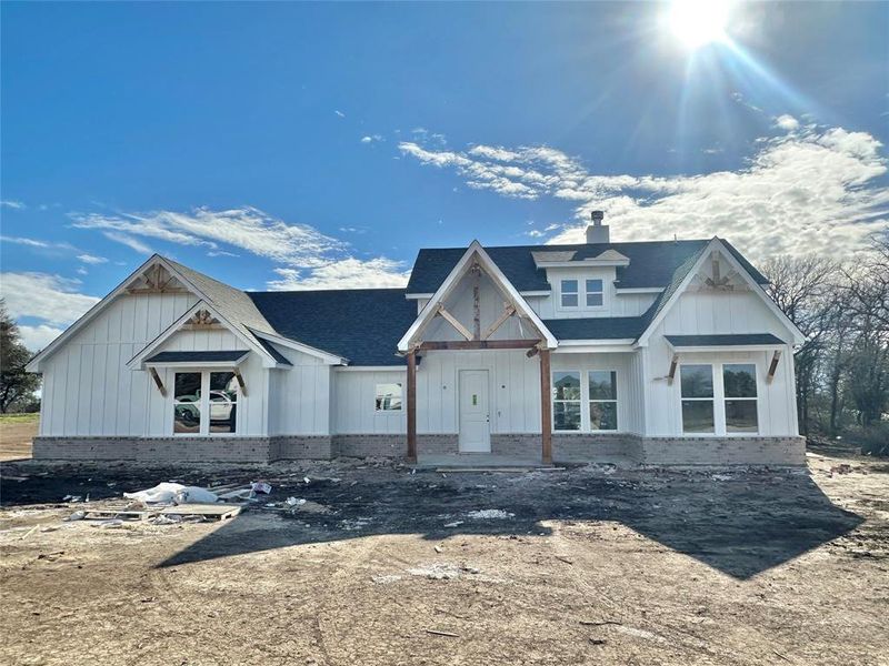 In-progress construction of a new home in , Weatherford, TX (Image 5).