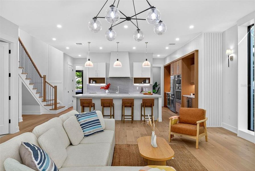 Furnished interior view inside a new home in , Sarasota (Image 54).