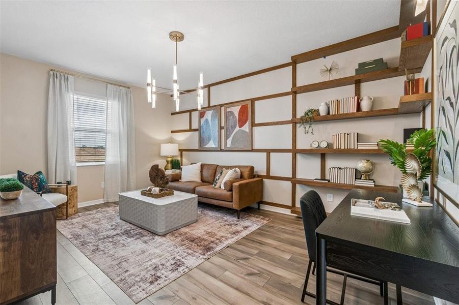 Furnished interior view inside a new home in Coasterra, Palmetto (Image 13).