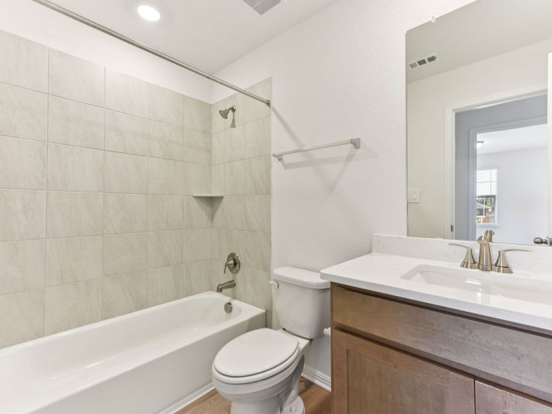 Furnished interior view inside a new home in Opal Meadows, Kyle (Image 8).