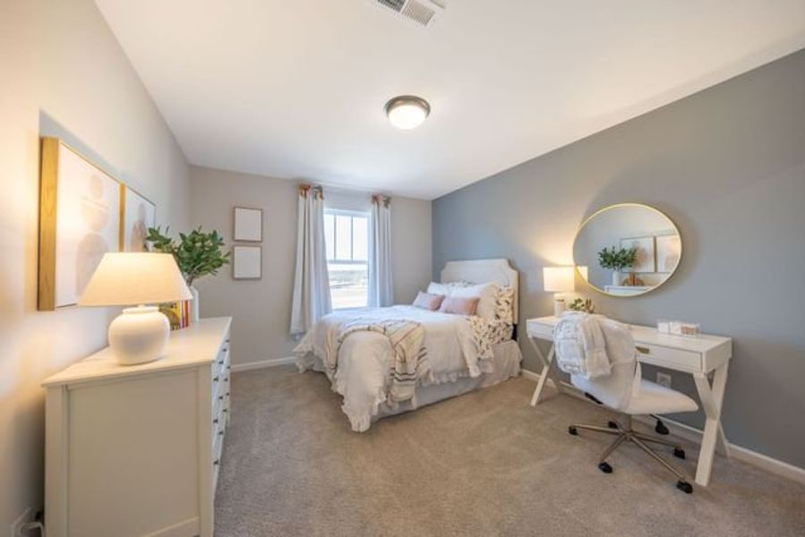 Representative furnished interior of a home built from the Lenox by True Homes in Whispering Hills, Locust (Image 12).