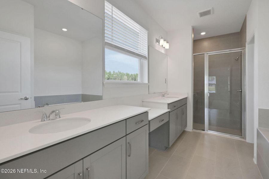 Furnished interior view inside a new home in Brook Forest, St. Augustine (Image 7).