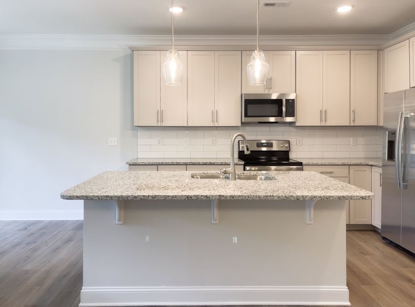 Furnished interior view inside a new home in Fairview Village Townhomes, Simpsonville (Image 8).
