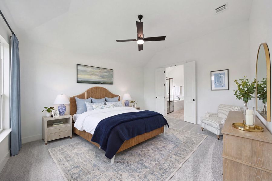 Furnished interior view inside a new home in Tavolo Park, Fort Worth (Image 16).