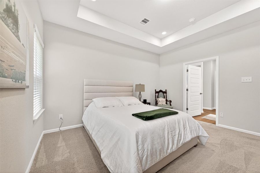 Furnished interior view inside a new home in Mill Creek Trails, Magnolia (Image 17).