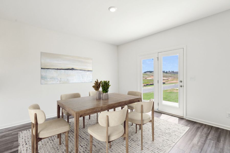 Representative furnished interior of a home built from the Galileo by Starlight Homes in Rolling Glen, Hutto (Image 4).