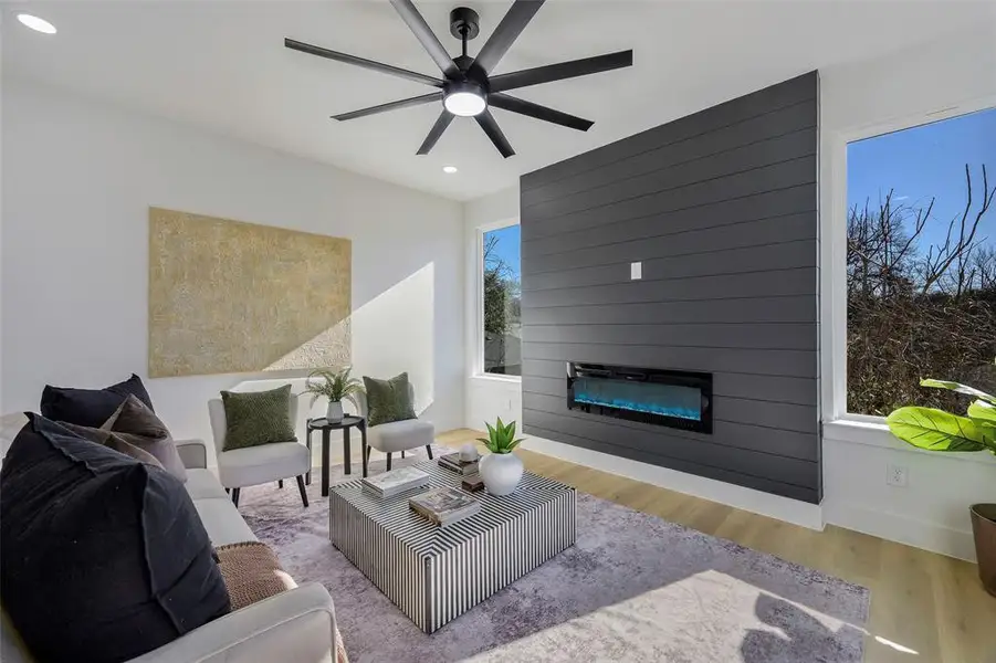 Furnished interior view inside a new home in , Dallas (Image 4).