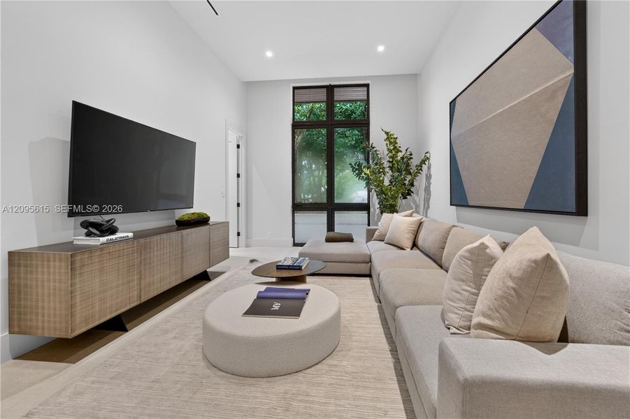 Furnished interior view inside a new home in , Miami (Image 42).