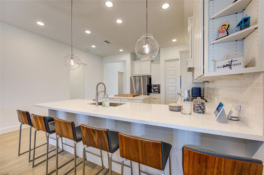 Furnished interior view inside a new home in Cross Creek West, Fulshear (Image 49).