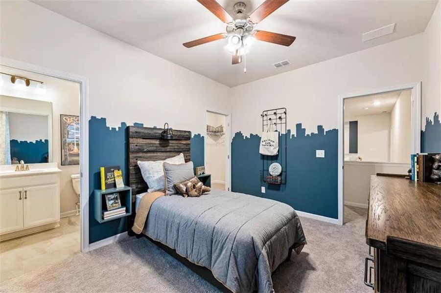 Furnished interior view inside a new home in Brookshire Manor, Canton (Image 10).