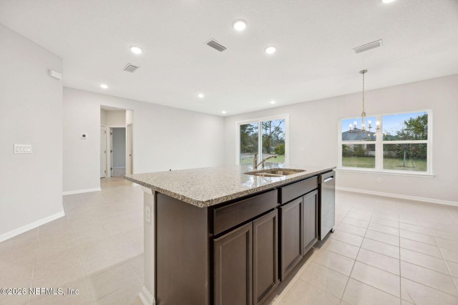 Furnished interior view inside a new home in , Jacksonville (Image 8). Furnished interior view inside a new home in , Jacksonville (Image 8).
