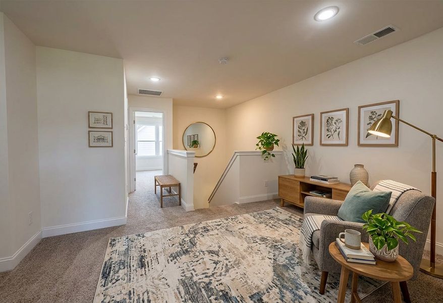 Furnished interior view inside a new home in Country Club Creek, Ayden (Image 4).