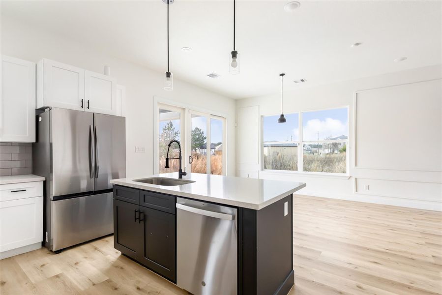 Furnished interior view inside a new home in , Cleveland (Image 6).