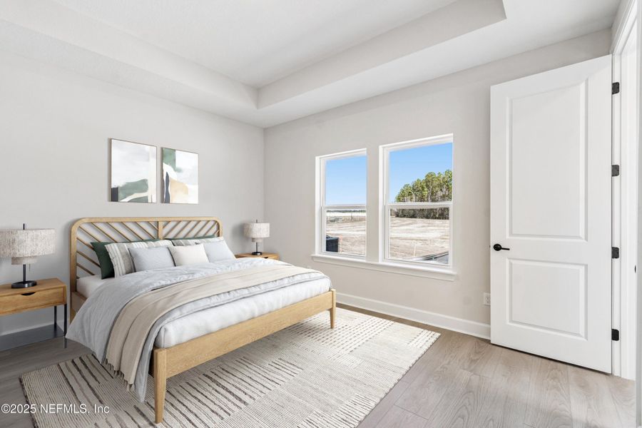 Furnished interior view inside a new home in Evergreen Island at Silverleaf - Classic, St. Augustine (Image 10). Furnished interior view inside a new home in Evergreen Island at Silverleaf - Classic, St. Augustine (Image 10).