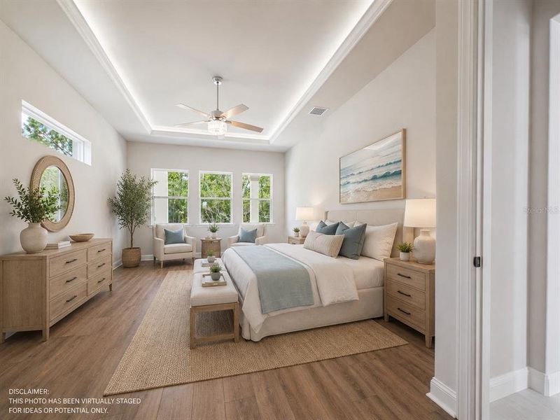 Furnished interior view inside a new home in , Palm Coast (Image 12).