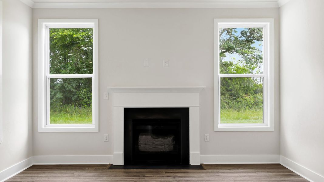 Representative unfurnished interior of a home built from the Windsor by D.R. Horton in Reserve at Tap Root Farms, Fletcher (Image 26). Representative unfurnished interior of a home built from the Windsor by D.R. Horton in Reserve at Tap Root Farms, Fletcher (Image 26).