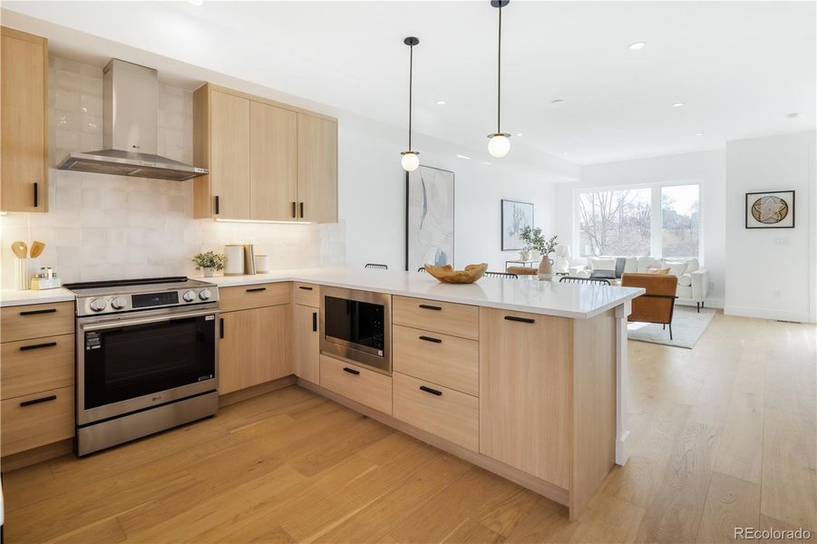 Furnished interior view inside a new home in , Denver (Image 11).