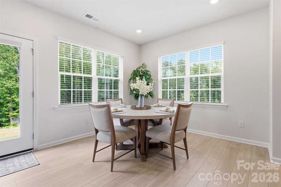 Furnished interior view inside a new home in Falls Cove at Lake Norman, Troutman (Image 17).